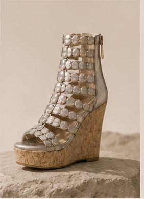 BAUNCI Wedge with coin hardware